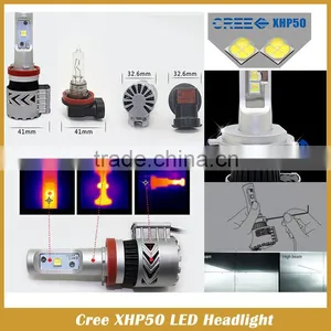 H4 9003 HB2 6000lm Headlight With XHP50 LED Car Head Lamp Styling thumbnail-5