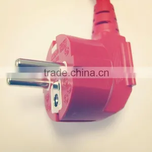 GOST-R Standard 2 Pin 16A/250V Red Russian Electrical Plug thumbnail-1