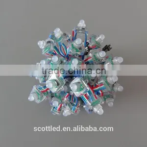 DMX512 Led Pixel String Light,DC5V Input;full Color;50pcs a String,waterproof IP68;Square Shape thumbnail-4