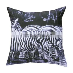 Chinese 3d Zebra Print Home Cushion thumbnail-4