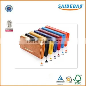 Best Selling Customer Delicate Design Genuine/pu Leather Lady Wallet With Customer Logo thumbnail-1