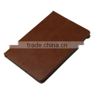 PU Leather Stand Auto Sleep Smart Cover Folio Case for Apple IPad Air 2, for Ipad 6 Leather Case thumbnail-4