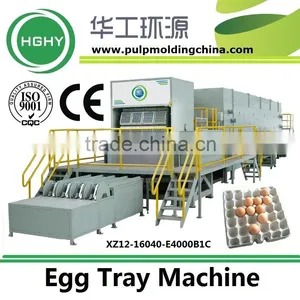 Medium Capacity Egg Tray Molding Machine Rotary Egg Tray Making Machine thumbnail-2