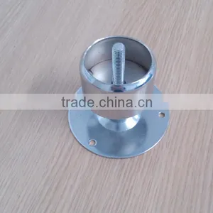 Chrome Finish Iron Adjustable Round Pipe Base/Pipe Fittings thumbnail-2
