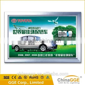 Wall Mounted Acrylic Slim Advertising Illuminated Display LED Light Box thumbnail-2