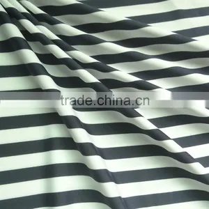 Black White Pattern Suit Spandex Fabric Stock Wholesale thumbnail-2