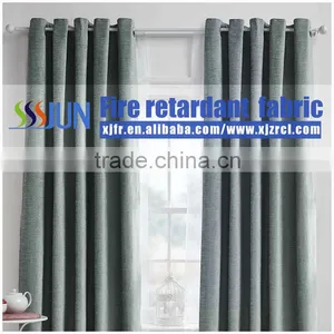 Luxury Fashion Blackout Flame Retardant Curtain thumbnail-1