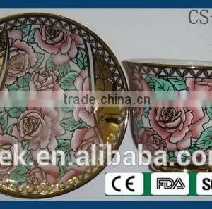 Ceramic Bone China Cup and Saucer thumbnail-5