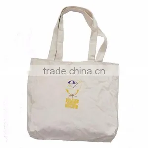 Reusable 100% Cotton Shopping Bag Customers' Design Printing Acceptable China Cheap Shoulder Bags thumbnail-6