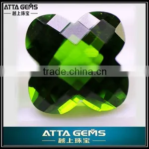 Apple Green Glass-plum Blossom Cut Created Quartz thumbnail-1