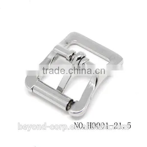 Good Quality Handbag Buckle With Roller Shiny Chrome Finish Roller Buckle Tri-flide Buckle With Roller thumbnail-2