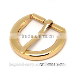 D Buckle in Real Gold Finish for Handbag Half-ring Buckle Half-round Pin Buckle thumbnail-4