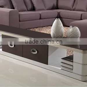 2016 New Design Genuine Leather u Shaped Sectional Sofa Made in China thumbnail-2