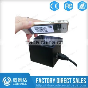 LV4500 NEW Mobile Phone Screen 1D 2D Barcode White LED QR Code Scanner USB thumbnail-1