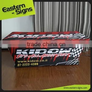 Custom Logo Table Throw Printed Expo Wedding Polyester Table Cloth thumbnail-1