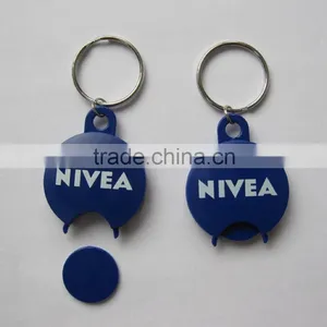Mini Plastic Euro Coin Key Holder thumbnail-1