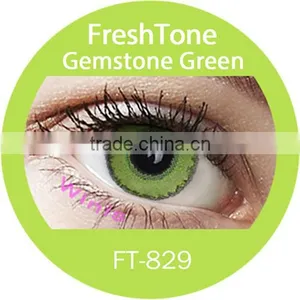 Freshtone Colored Contact Lens Gemstone Green Christmas Make up Cosmetics Korea Color Contact Lenses thumbnail-1