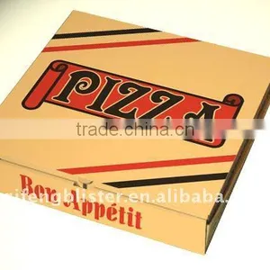 Custom 6-18''E-flute/B-flute Disposable Pizza Box Printed Logo thumbnail-2