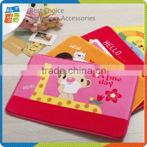 Kids Design Printed Flannel Sponge Baby Bath Mat thumbnail-1