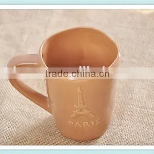 Custom 400ml Eiffel Tower Mug With Pure Color in Different Design thumbnail-3