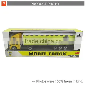 Free Wheel Alloy Die Cast Model Container Truck thumbnail-5