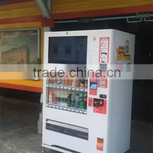 Combo Vending Machine With Bright LED /water Vending Machine With All Metal Cabinet Indoor Playground 24 Hours Service thumbnail-3