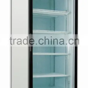 180-430 Liters Single Glass Door Beverage Display Fridges With R134a Gas thumbnail-1