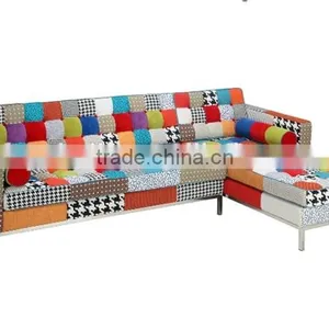 Patchwork Modern New Design Corner Sofa thumbnail-1