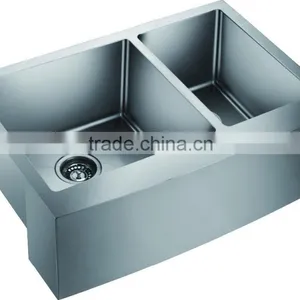 High Quality Stainless Steel Hand Made Kitchen Sink GR-D05 thumbnail-6