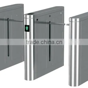 Excellent Quality Stainless Steel Single Pole Gate Swing Barrier Turnstile thumbnail-3