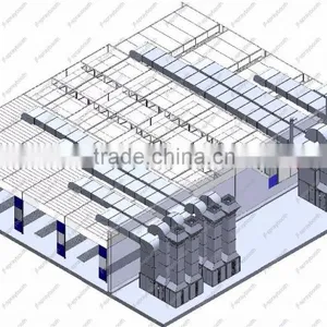JF Car Spray Booth Preparation Station Prep Station Spray Booth Painting Line thumbnail-3