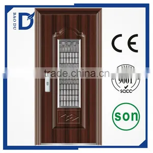 Modern Style Steel Security Building Doors With High Quality thumbnail-5