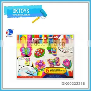 Denko Toys-Creative Craft Toy Fridge Magnet Garden Toy Plaster Painting For Kids thumbnail-1