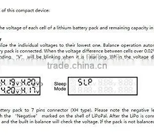 SkyRC LipoPal Lipo Battery Checker With Remaining Capacity For UAV Drone FPV Multicopter thumbnail-2