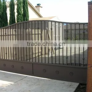 Factory Sale Metal Garden Arch With Gate, Iron Gate, Home Gate Arch Design on Online Shopping thumbnail-1