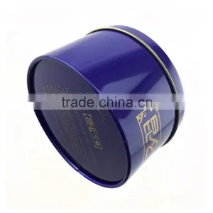 Food Grade Metal Round Whisky Tin Can With CMYK Printing thumbnail-3