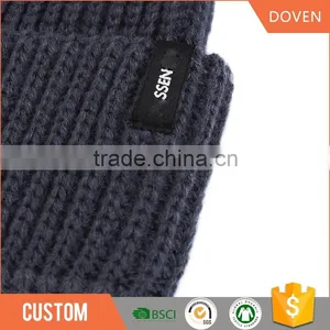 Crocheted Knitted Factory Custom Winter Hats Beanie Hats thumbnail-4