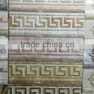80X250 Marble Design Ceramic Bathroom Decorative Wall Tile Border thumbnail-3