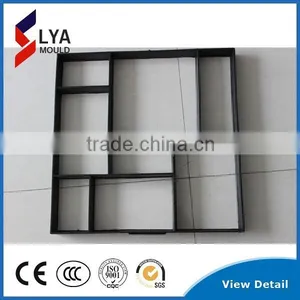 DIY Plastic Driveway Patio Random Concrete Stepping Stone Stamping Decorative Pathway Path Walk Paving WalkMaker Moulds thumbnail-1