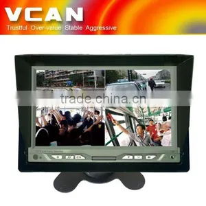 7 Inch TFT LCD Monitor Car 4 Way Video Input Rearview TM-7008Q-7 thumbnail-1