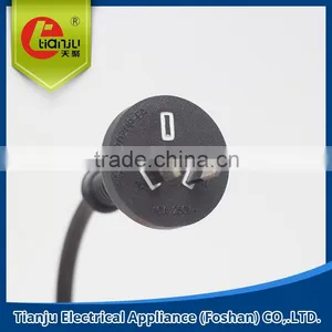 2 Pins Australia POWER PLUG POWER CABLE Chinese Standard SAI CE VDE ROHS EUROP PLUG thumbnail-1