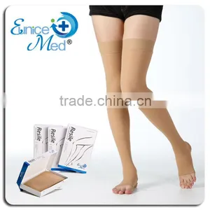 Class 2 23-32 MmHg Open Toe Thigh High Compression Stockings thumbnail-1