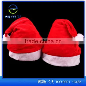 2015 New Products Christmas Hat Plush Red and White Santa Claus Caps Hat thumbnail-5