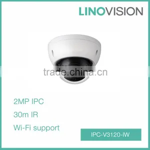 2 Megapixel Vandal--proof Full HD IR Mini Dome Wireless IP CCTV Camera thumbnail-1