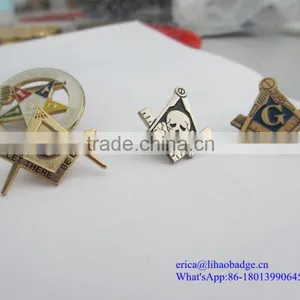 Cheap Custom Quality Metal Masonic Lapel Pin Badge thumbnail-3