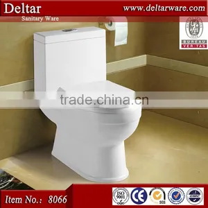 Chinese One Piece Toilet, Types of Water Closet, White/color Italian Toilet thumbnail-5