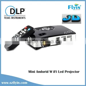 3d Mini Led Projector Wifi LED DLP Full HD 1080P 1280x800 Pico Micro Video Portable Mini Android Projector thumbnail-1