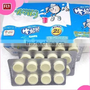 Wholesale Dry Milk Candy Tablet , Compressed Milk Tablet Candy thumbnail-1