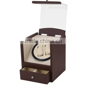 Chinese Factories Wholesale Custom Electric Rotary Watches Boxes, High-grade Wooden Display Box thumbnail-2