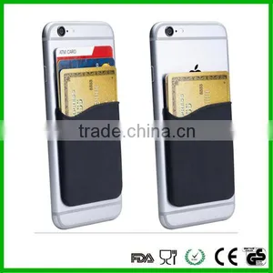 Custom Made Wholesale Cellphone Sticker Silicone Phone Wallet Pocket thumbnail-3